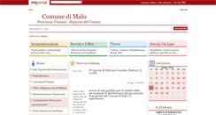 Desktop Screenshot of comune.malo.vi.it